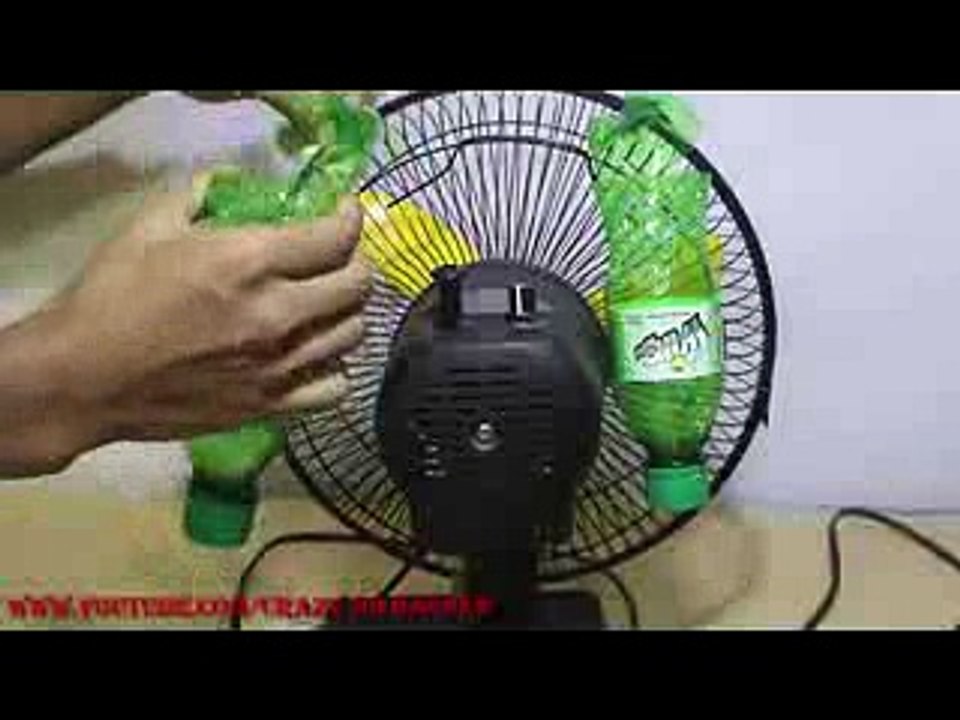 How to make air conditioner at home using Plastic Bottle - Easy life hacks