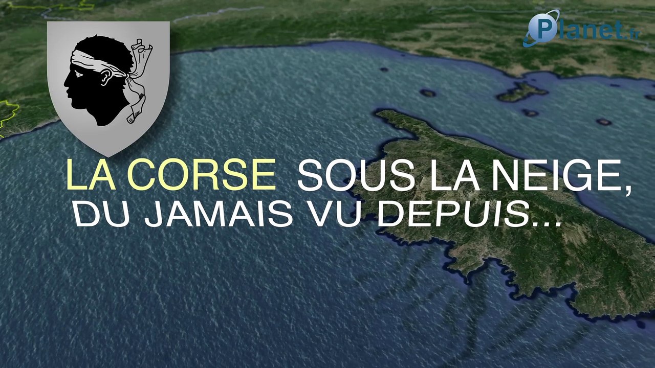 Des chutes de neige historiques en Corse !