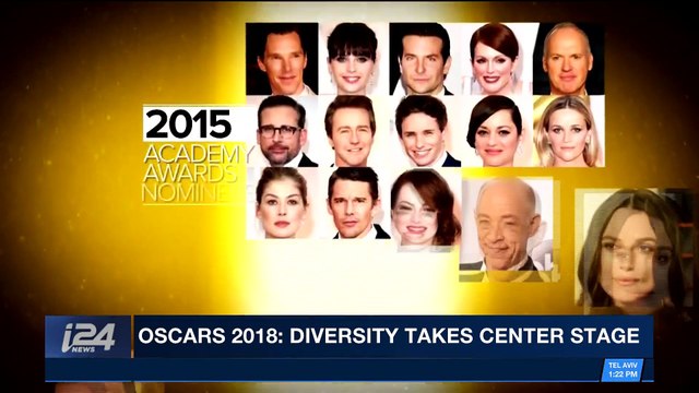 i24NEWS DESK | Oscars 2018: diversity takes center stage | Wednesday, February 28th 2018