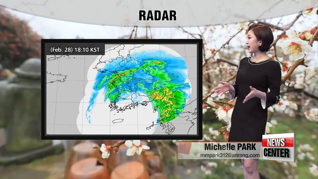 Rain and snow expected until tomorrow with strong wind _ 022818