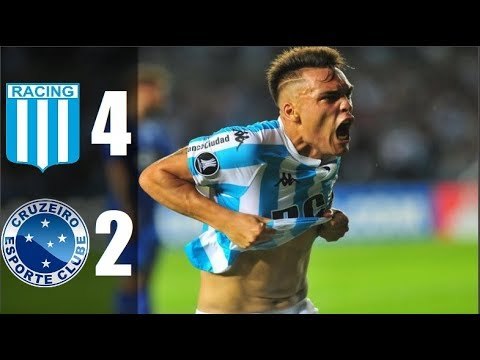 Racing 4 x 2 Cruzeiro (HD) GRANDE JOGO ! Melhores Momentos - Libertadores 27/02/2018
