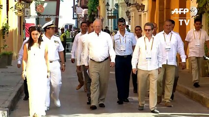 Santos y Kuczynski piden a Venezuela abrir canal humanitario