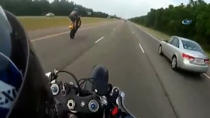 - Motosikletli şov kötü bitti