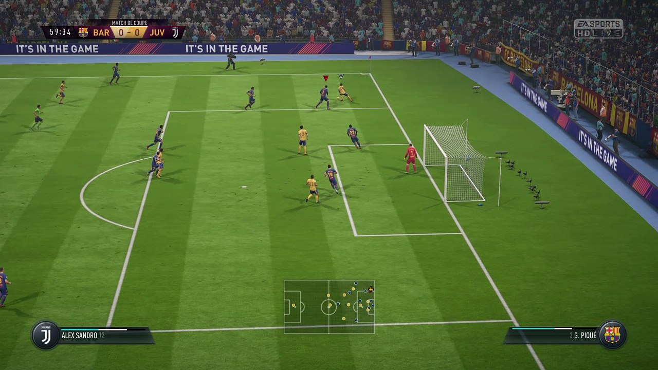 FIFA 18 Barca Contre Attaque