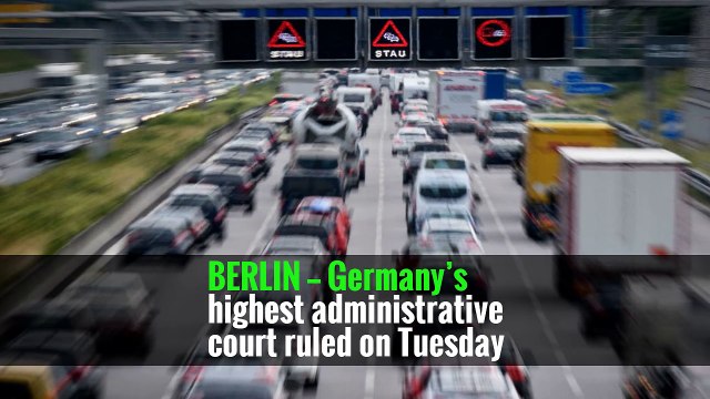 German Court Rules Cities Can Ban Vehicles to Tackle Air Pollution