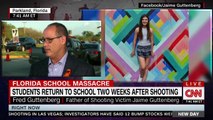 Grieving Parkland dad calls on Trump to demand gun lovers stop threats against teen survivors