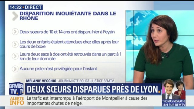 Ce que l'on sait sur la disparition inquiétante de deux soeurs de 10 et 14 ans près de Lyon