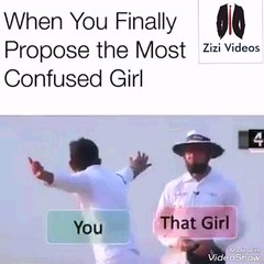 When You Finally Propose The Most Confused Girl