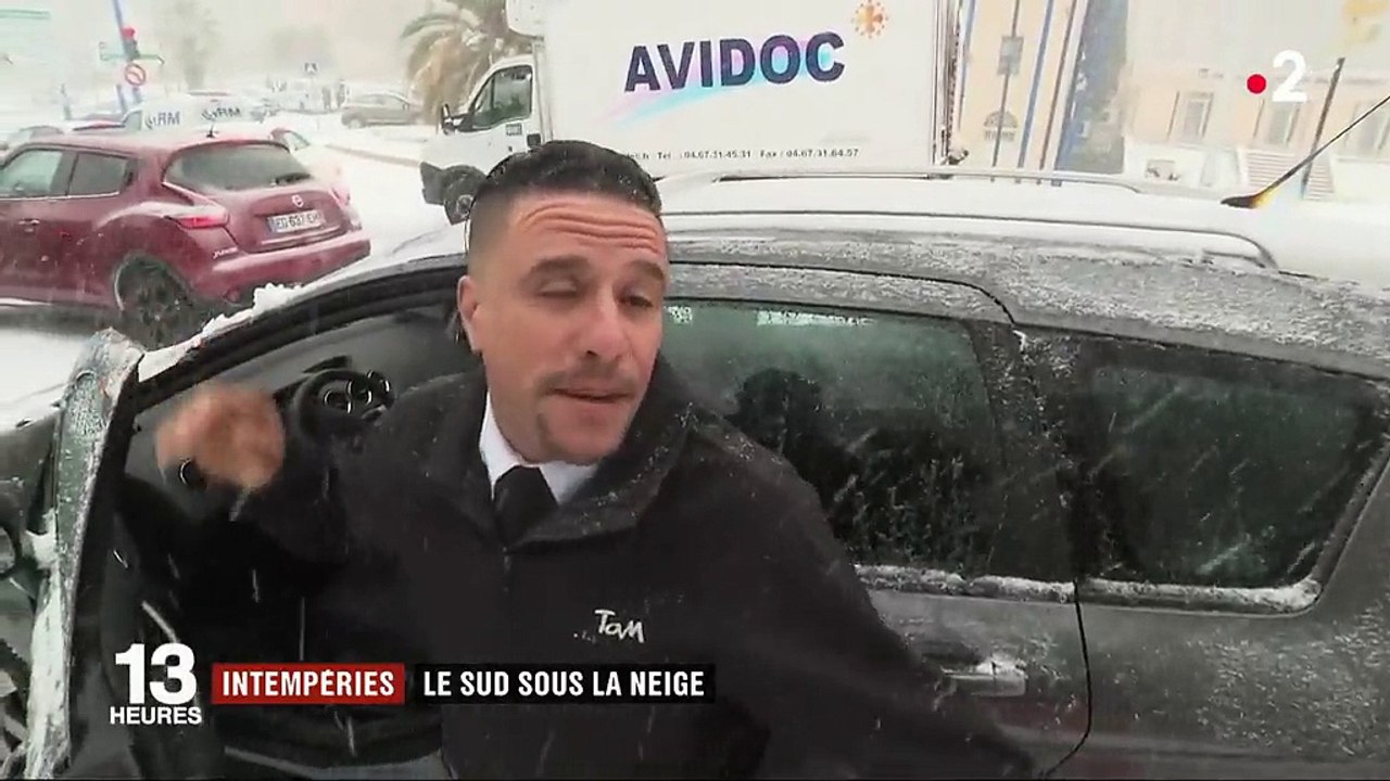 Intempéries : le sud surpris par la neige et le froid glacial