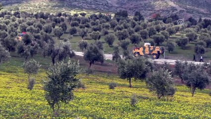 Afrin bölgesinde belirlenen terör hedefleri ateş altına alındı - KİLİS