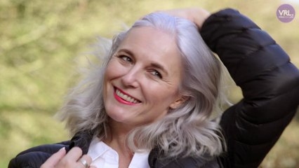 Mum Becomes Model After Going Grey