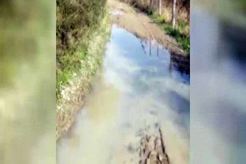 Yol değil, çamur deryası…