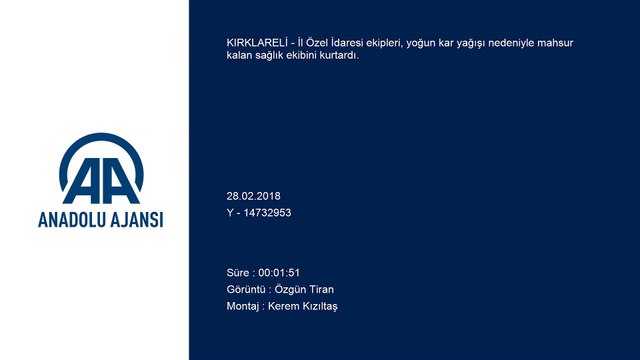 Karla mücadele ekiplerinin zorlu mesaisi - KIRKLARELİ