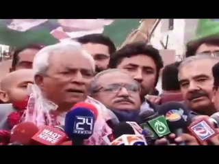 نہال ہاشمی جیل سے رہا یی کے بعد