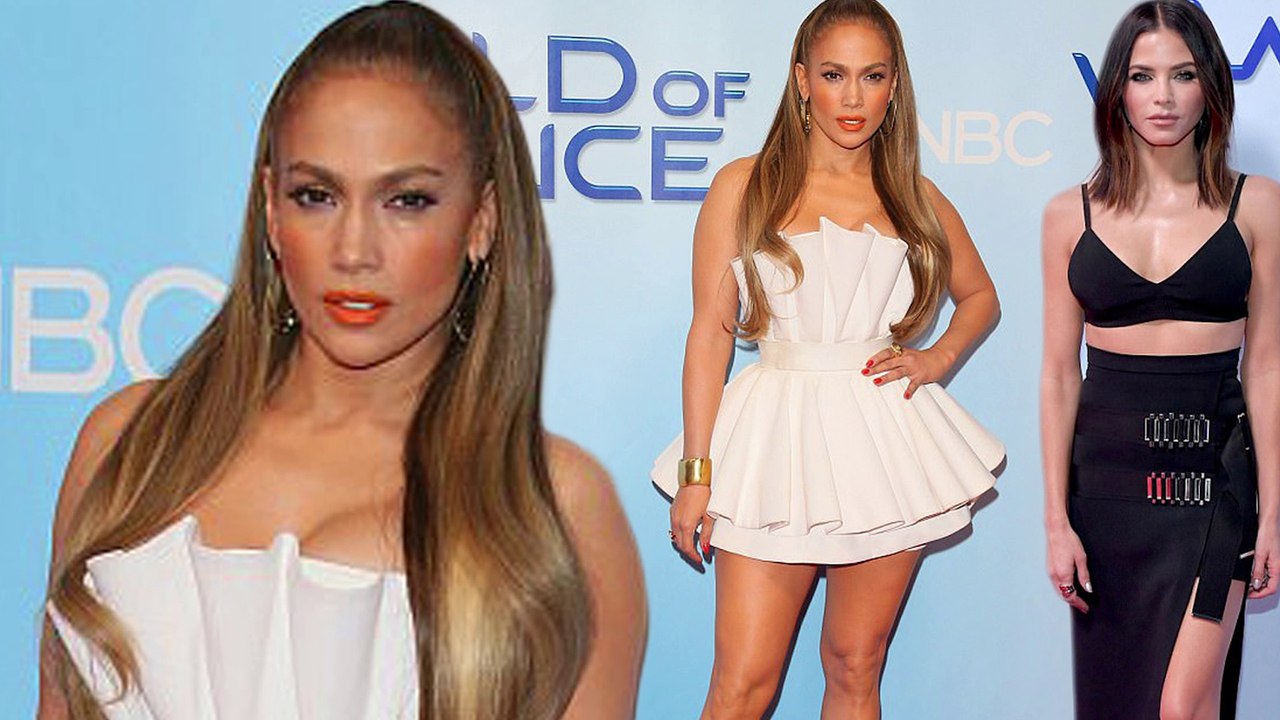 Showstoppers! Jennifer Lopez and Jenna Dewan Tatum shine on the red carpet as they promote World of Dance season two.