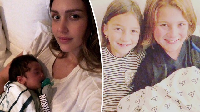 'Chillin': Jessica Alba bonds with newborn son Hayes while bingeing new season of Grace and Frankie.