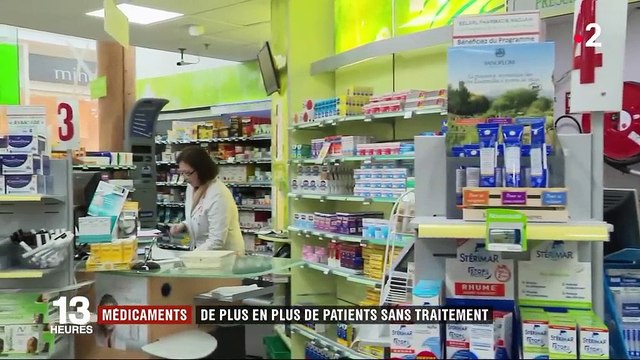 Médicaments : de plus en plus de patients sans traitement
