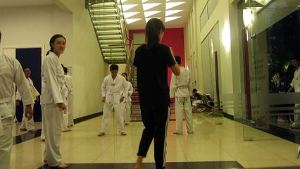 CLB Taekwondo ĐH Thăng Long thứ 5 27-10-2016 kỳ thi thăng cấp lần thứ 23 MVI_4175