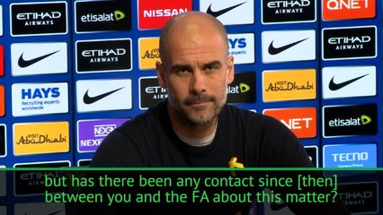 Guardiola to write to FA over yellow ribbon