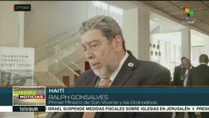 Ralph Gonsalves espera avances de Caricom en comercio y seguridad