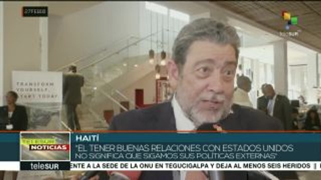 Gonsalves: en Caricom no bailamos al ritmo de los tambores de EE.UU.
