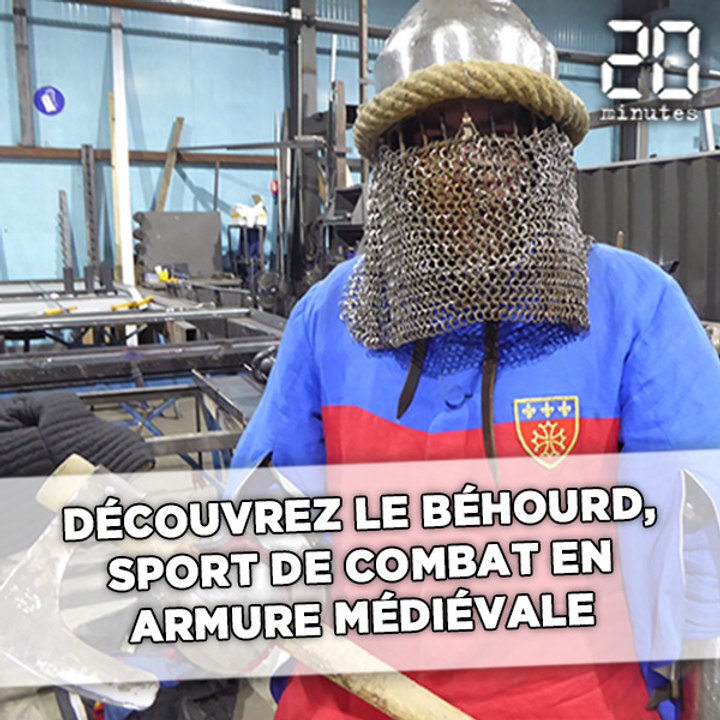 Découvrez le béhourd, sport de combat en armure médiévale