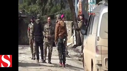 Bülbül�den ilk görüntüler.... Türk bayrakları dalgalanıyor