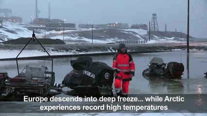 Icy Europe, balmy North Pole: the world upside down