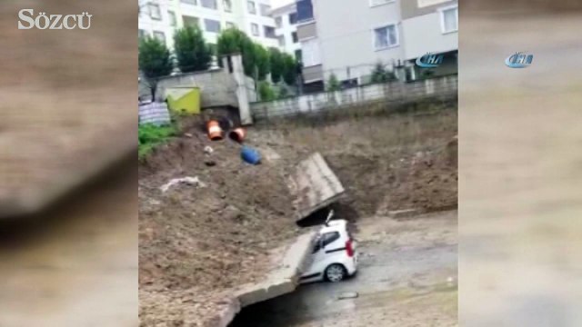 Bursa'da facia teğet geçti