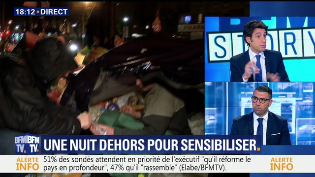 Froid-Neige: Des élus franciliens passent une nuit dehors pour sensibiliser