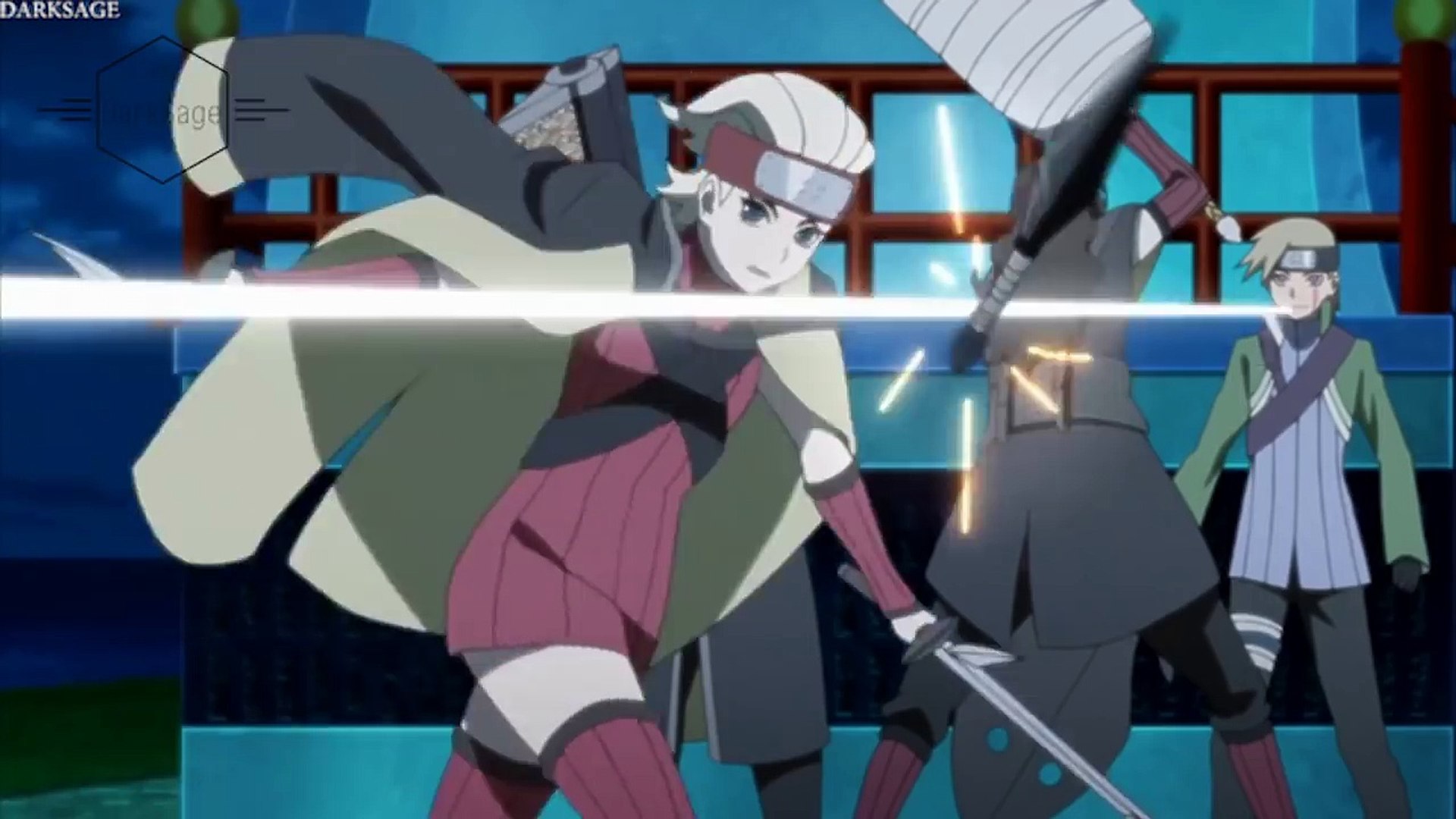 Boruto Sarada And Mizukage Vs New Seven Ninja Swordsmen Chojuro Is Facing Death Video Dailymotion