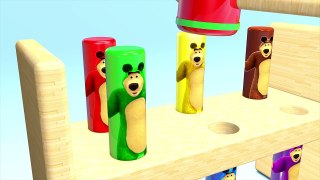 Learn Colors with Wooden Hammer Educational Toys for Kids