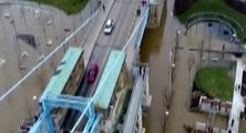 EE.UU.: ríos desbordados después de intensas lluvias