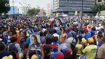 Venezuela: Caracas protesters hold third opposition rally in a week