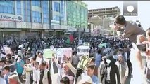 Thousands march through Kabul