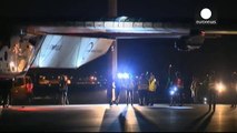 Solar Impulse aircraft lands in Phoenix, Arizona