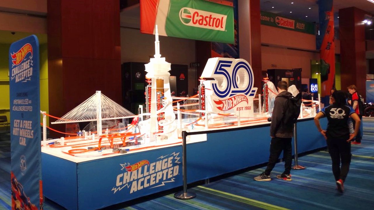 Hot Wheels 50th Anniversary Exhibit at 2018 Canadian International AutoShow