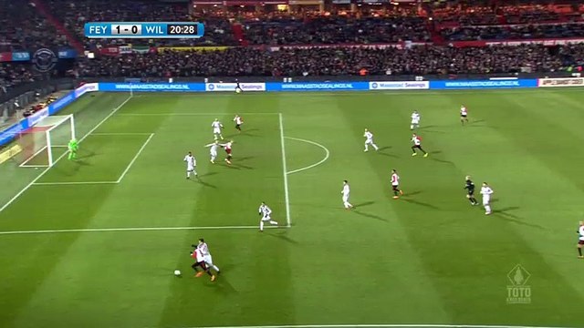 Steven Berghuis Goal HD - Feyenoord	1-0	Willem II 28.02.2018