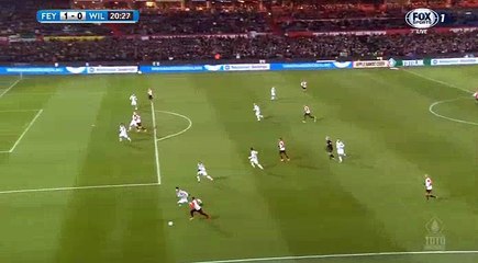 Steven Berghuis  Goal HD - Feyenoord	1-0	Willem II 28.02.2018