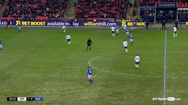 Stephen Humphrys Goal HD - Tottenham	1-1	Rochdale 28.02.2018