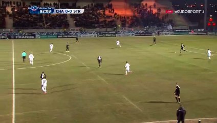 Résumé Chambly - Strasbourg but Doucouré (1-0)  Coupe de France