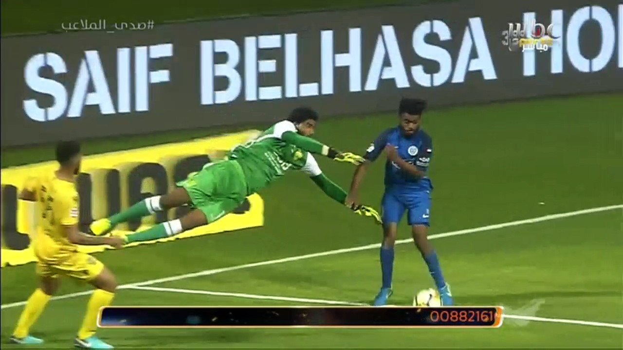 راشد محمد عمر رجل مباراة الوصل والنصر