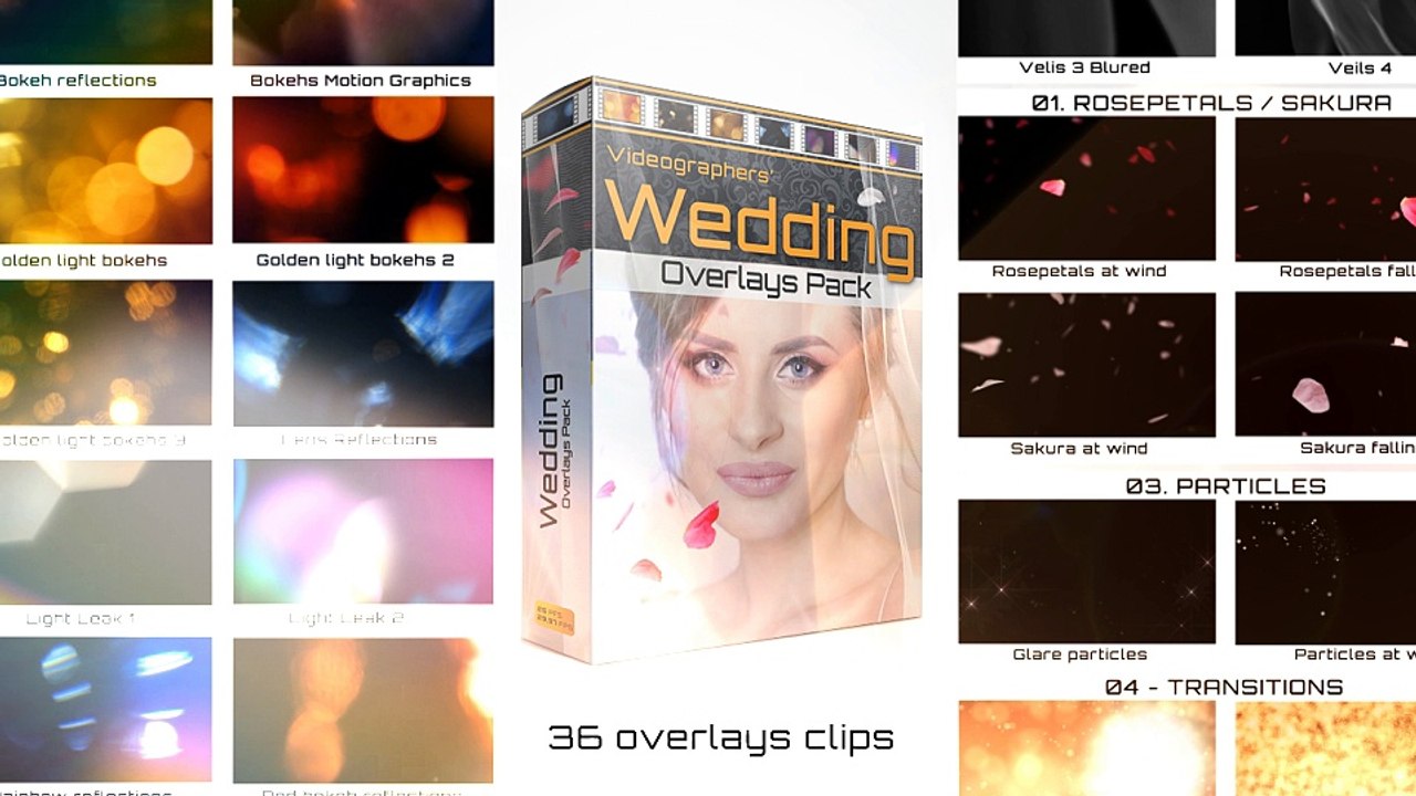 Wedding Overlays Pack