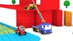 The Fire Truck - Learn with Tiny Trucks: bulldozer, crane, excavator | Educational cartoon for kids