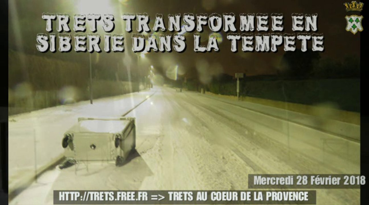 Neige & vent tres violent :  Trets en Siberie 28fev2018