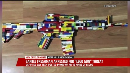 High School Freshman Arrested for Allegedly Posting Picture of Lego Rifle with Threat
