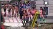 100s of scantily clad skiiers take to Sochi slopes, Russia