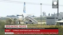 LIVE: Individual jumps from cockpit of hijacked EgyptAir plane