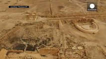 Drone footage of ancient Syria city of Palmyra after ISIL driven out