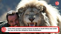 Kevin Richardson's Lion Mauls Young Woman
